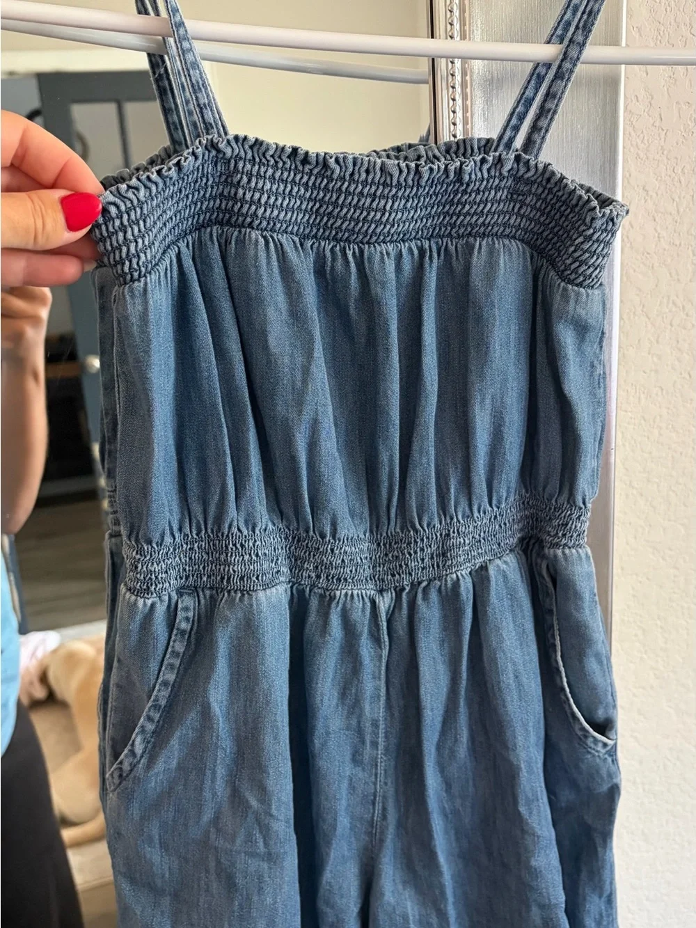 GAP Blue Denim Romper for Kids